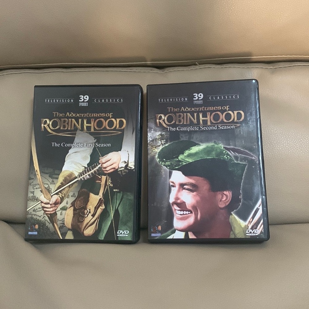 The Adventures of Robin Hood Complete Season  1 & 2 on DVD 1955